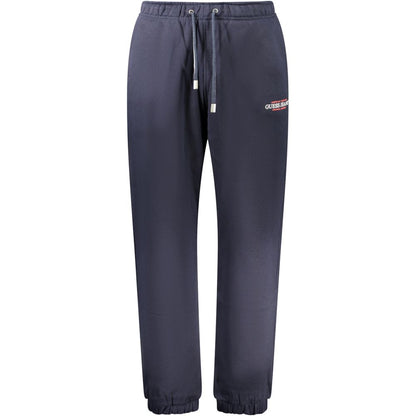 Pantalon en coton bleu Guess Jeans