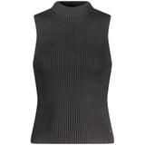 Guess Jeans Black Cotton Tank Top - Élégant et Confortable