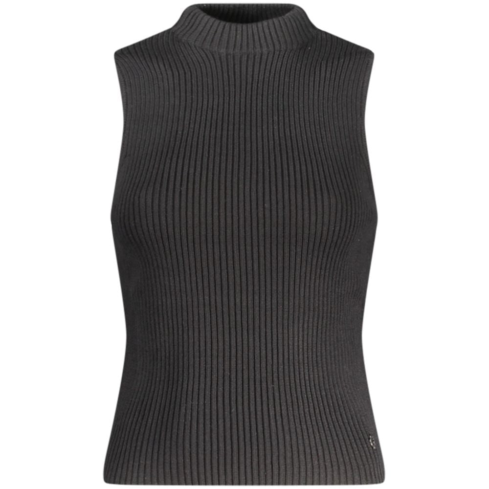 Guess Jeans Black Cotton Tank Top - Élégant et Confortable
