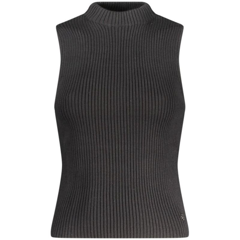 Guess Jeans Black Cotton Tank Top - Élégant et Confortable