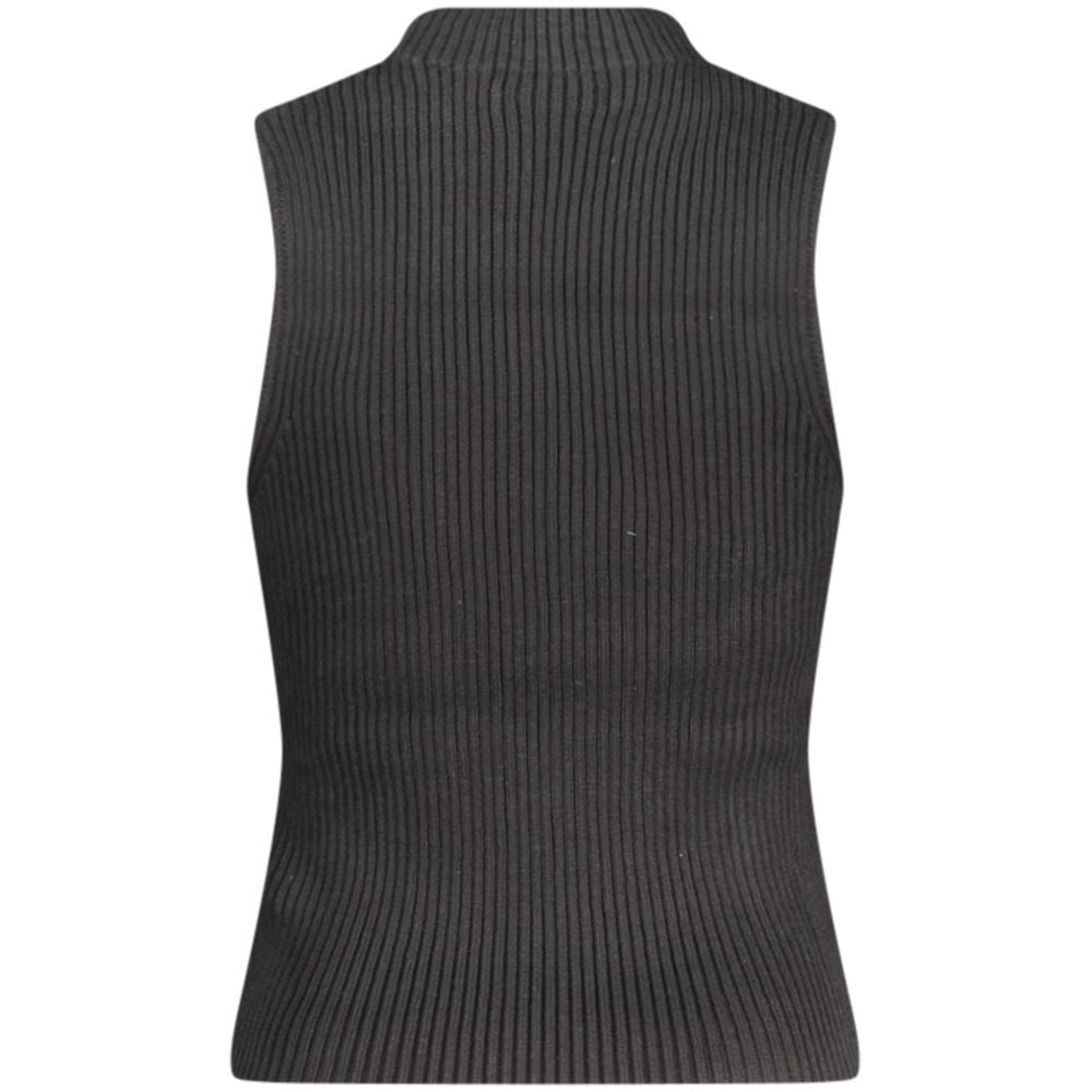 Guess Jeans Black Cotton Tank Top - Élégant et Confortable