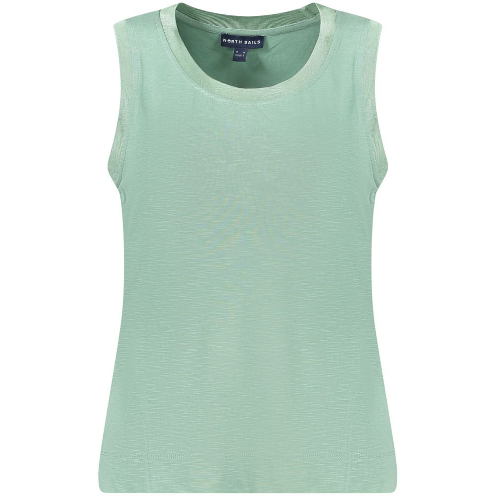 North Sails Green Polyester Tank Top for Women - Stylish & Comfortable