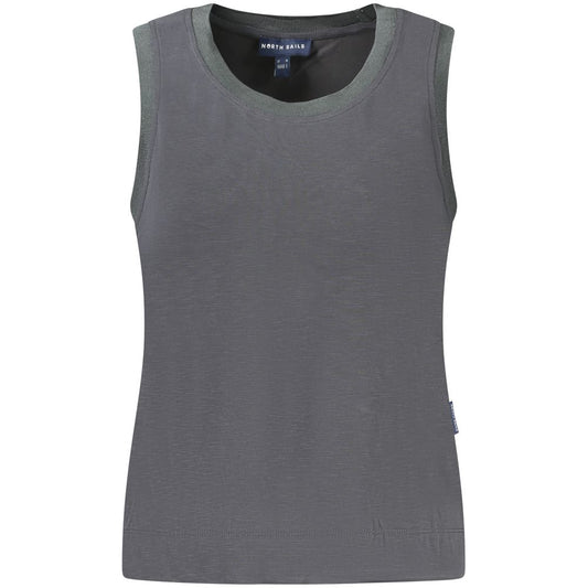 North Sails Black Polyester Tank Top - Élégant et Confortable