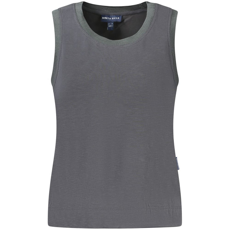 North Sails Black Polyester Tank Top - Comfort Meets Style