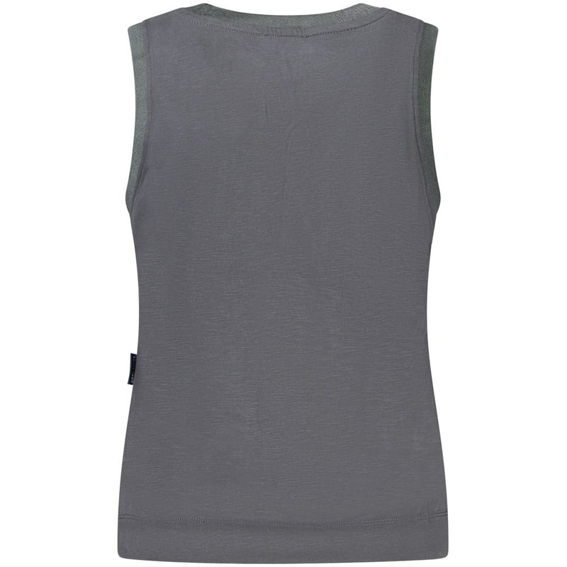 North Sails Black Polyester Tank Top - Comfort Meets Style