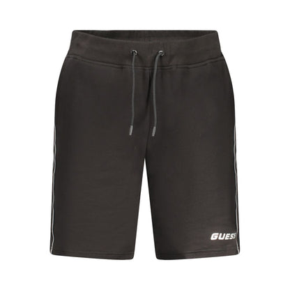 Pantalon en coton noir Guess Jeans