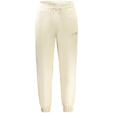 Guess Jeans Pantalon Beige en Coton - Modèle Sportif