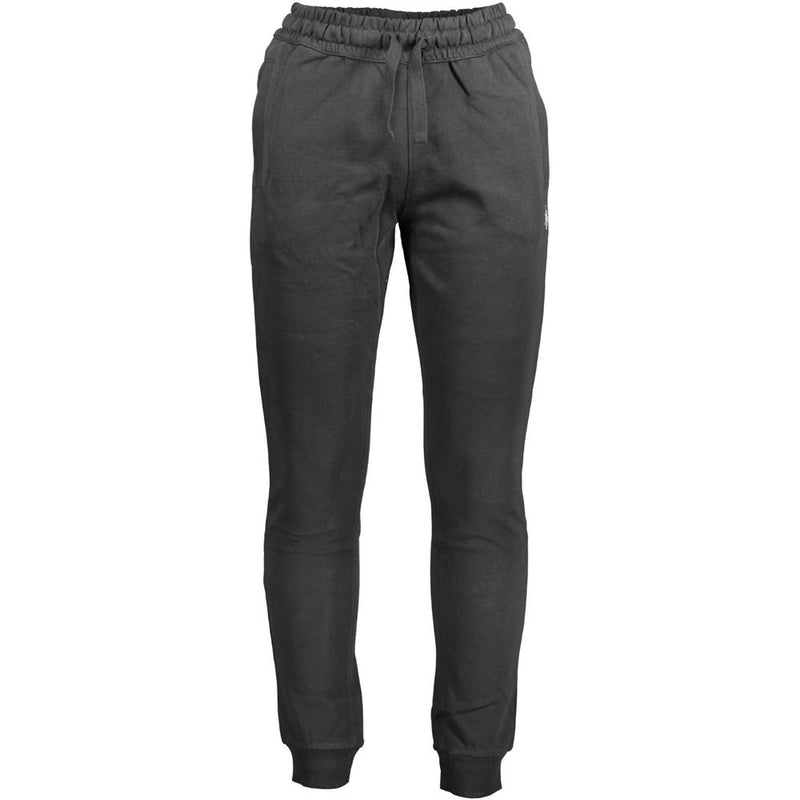 U.S. POLO ASSN. Black Cotton Pant - Comfortable Sports Trousers