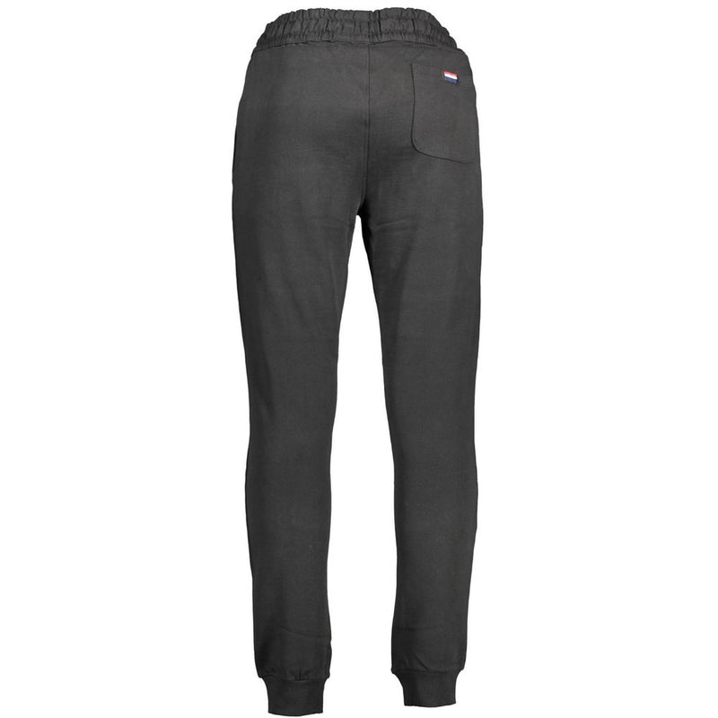 U.S. POLO ASSN. Black Cotton Pant - Comfortable Sports Trousers