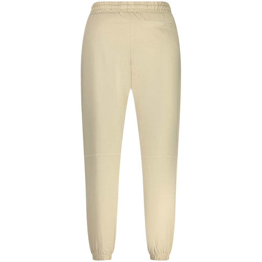 Pantalon en coton beige Hugo Boss