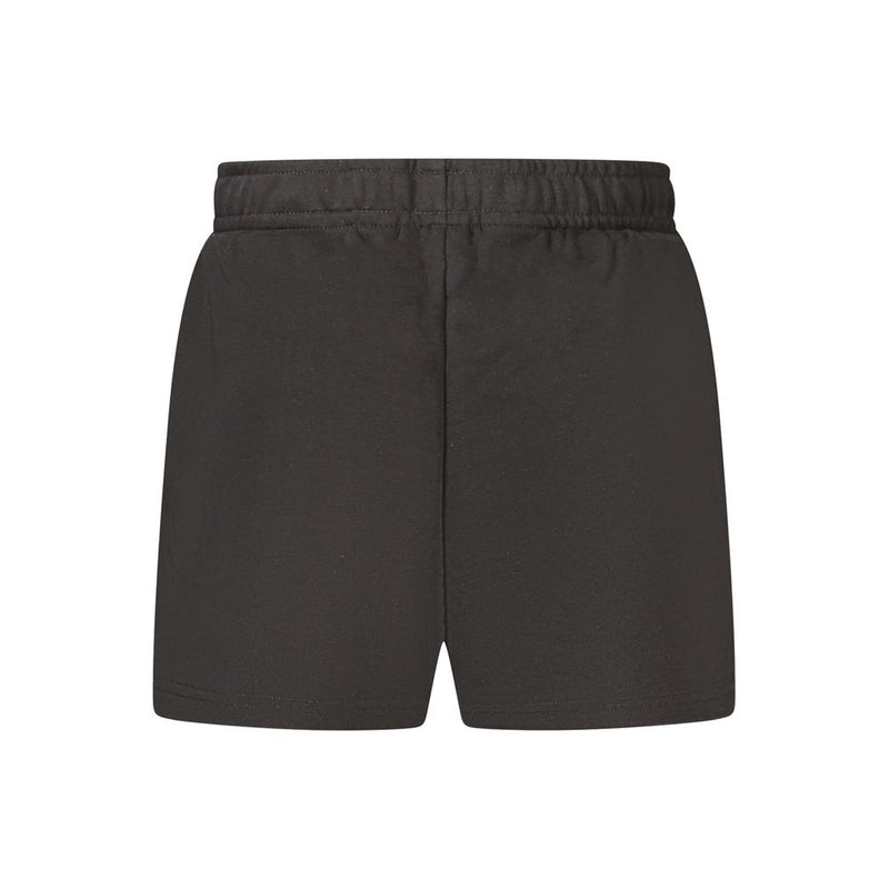 Fila Black Cotton Shorts - Lusicano Model
