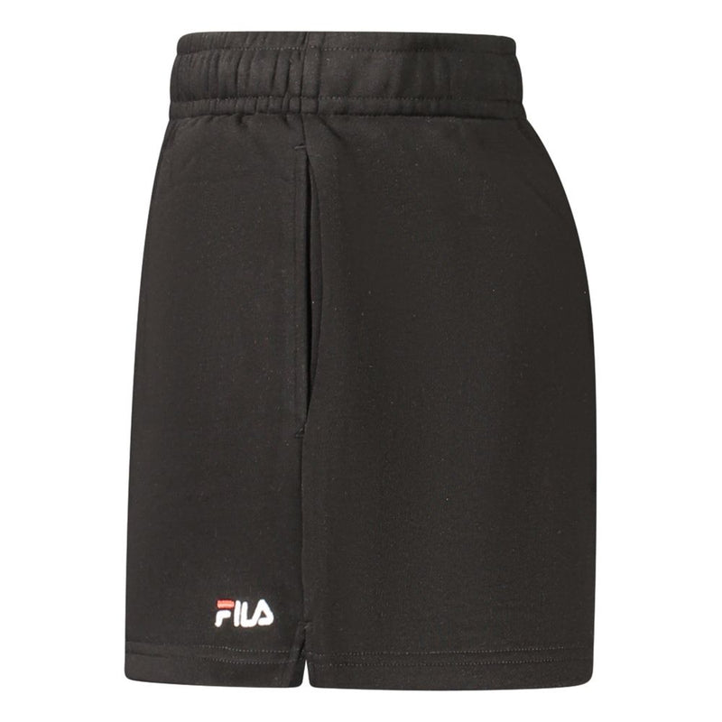 Fila Black Cotton Shorts - Lusicano Model