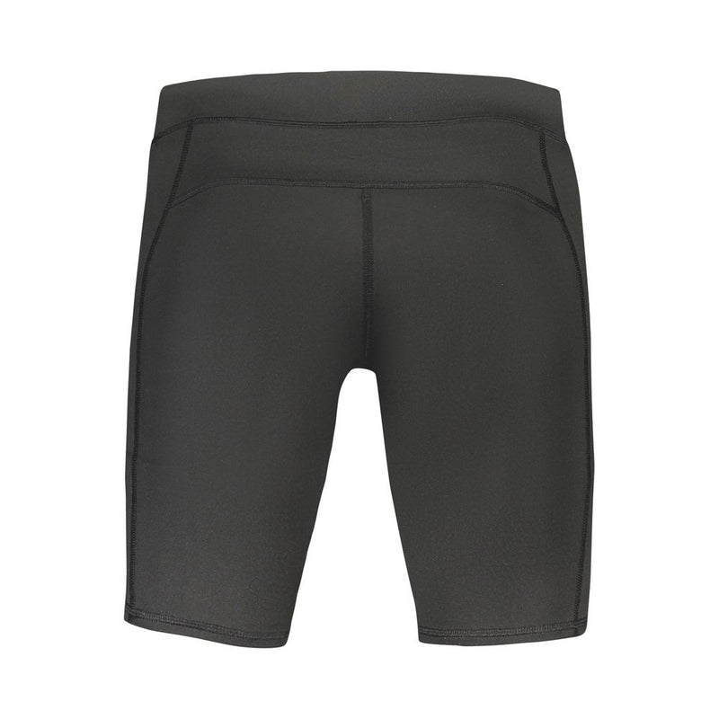 Trussardi Black Polyester Pant - Short Leggings for Active Wear