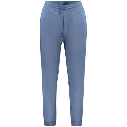 Pantalon en coton bleu Hugo Boss
