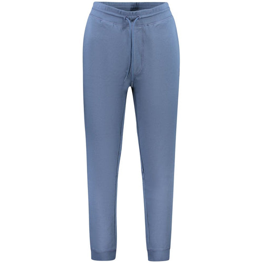 Pantalon en coton bleu Hugo Boss
