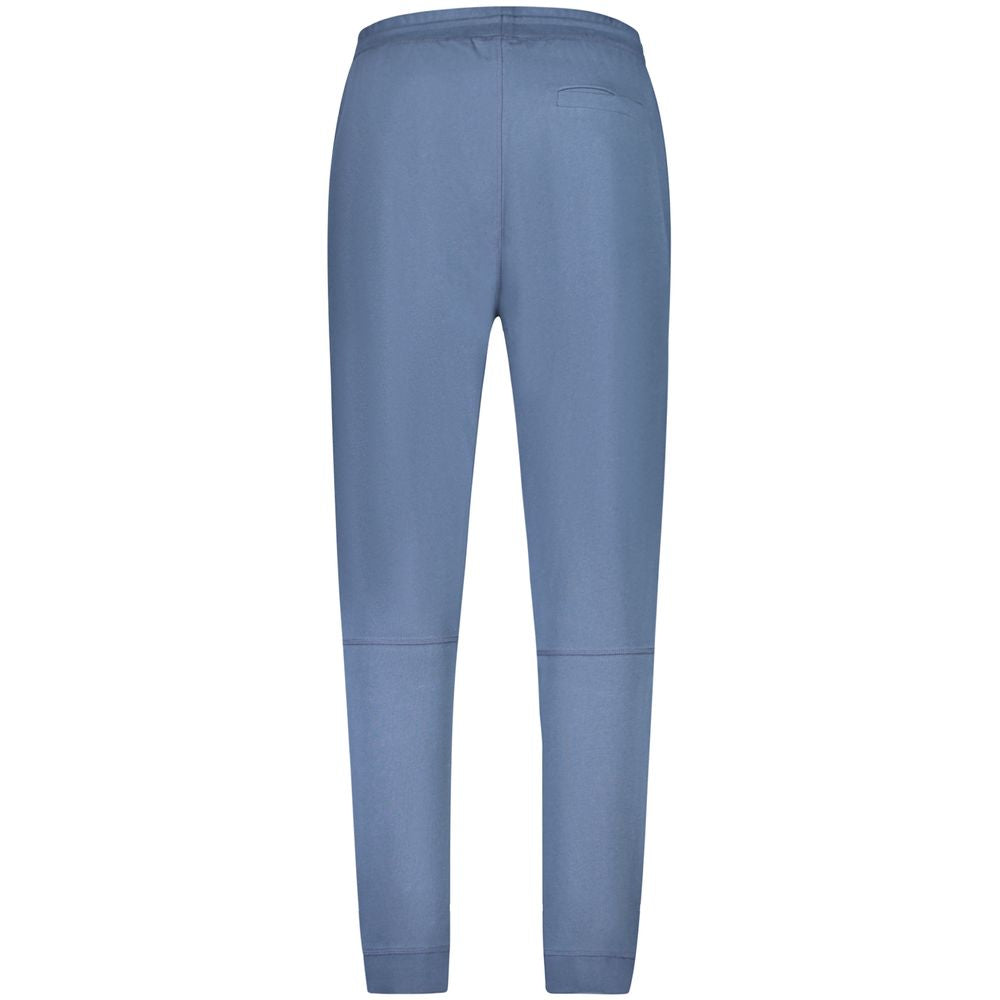 Pantalon en coton bleu Hugo Boss