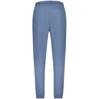 Pantalon en coton bleu Hugo Boss