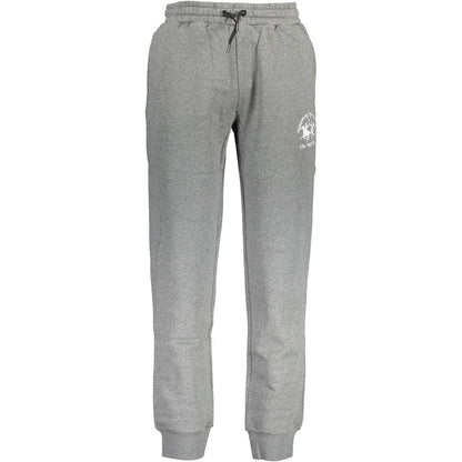 Pantalon en coton gris La Martina
