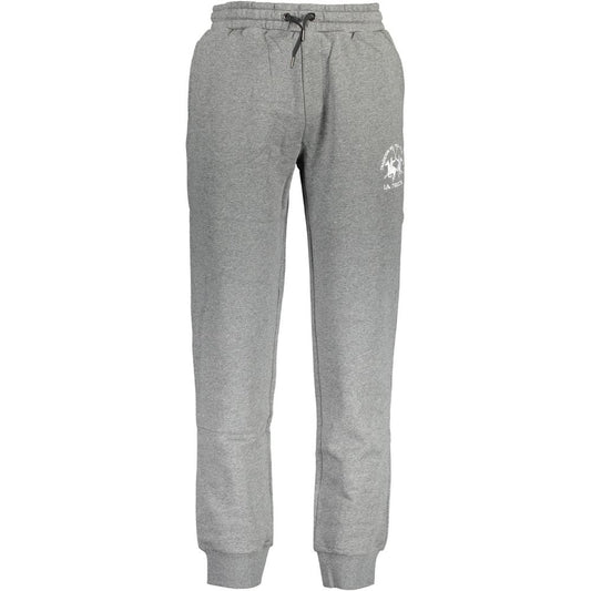 Pantalon en Coton Gris La Martina