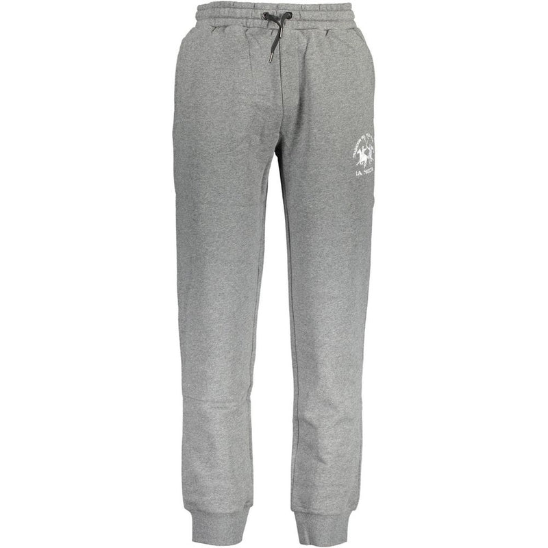 Pantalon en Coton Gris La Martina