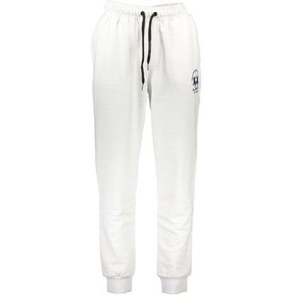 Pantalon en coton blanc La Martina