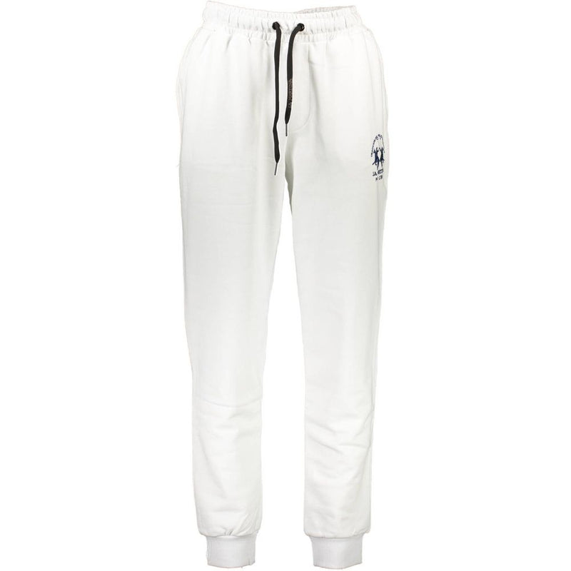 Pantalon en Coton Blanc La Martina