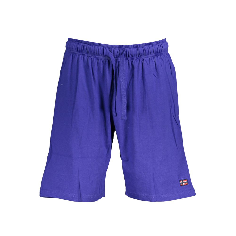 Pantalon Bermuda en Coton Bleu Norway 1963