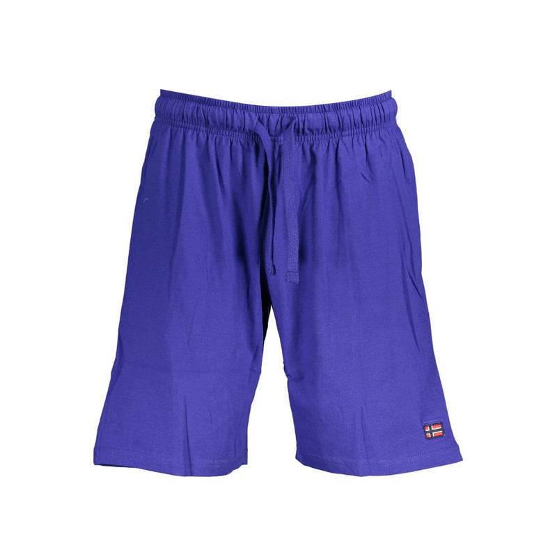 Pantalon Bermuda en Coton Bleu Norway 1963