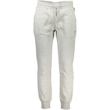 Napapijri Gray Cotton Pant - Regular Fit Sports Trousers