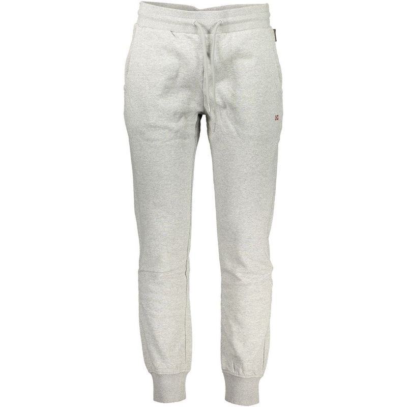 Napapijri Gray Cotton Pant - Comfortable Sports Trousers