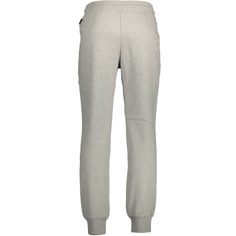 Napapijri Gray Cotton Pant - Comfortable Sports Trousers