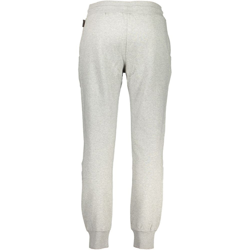 Napapijri Gray Cotton Pant - Comfortable Sports Trousers