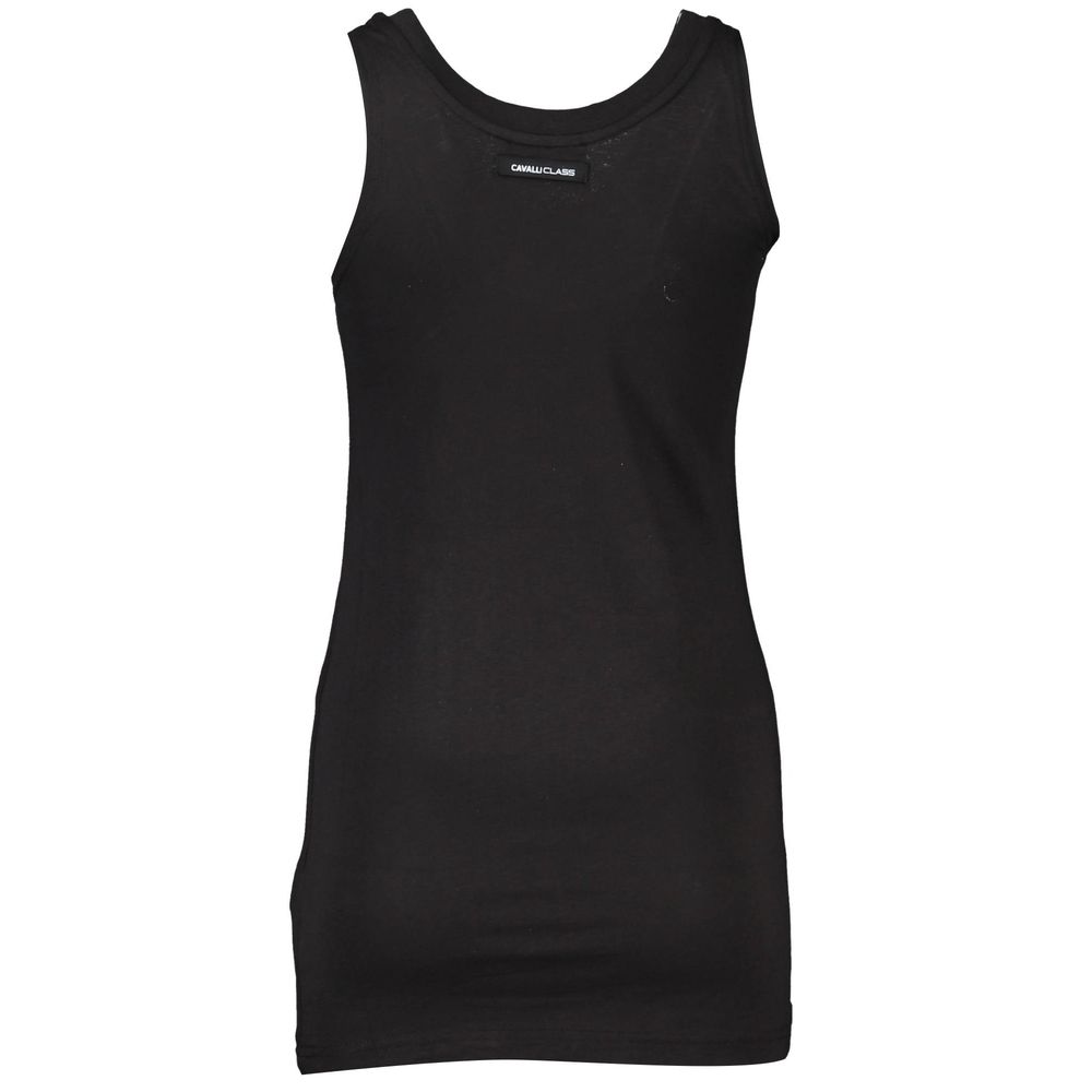 Cavalli Class Tank Top Noir en Coton - Élégant et Polyvalent