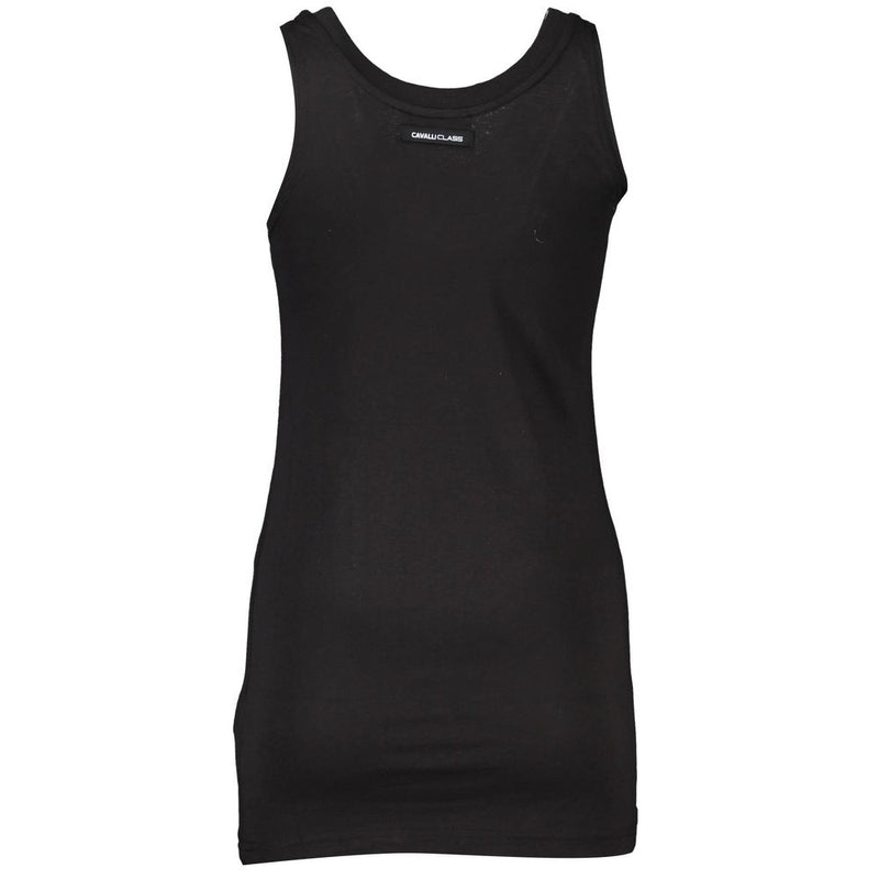 Cavalli Class Tank Top Noir en Coton - Élégant et Polyvalent