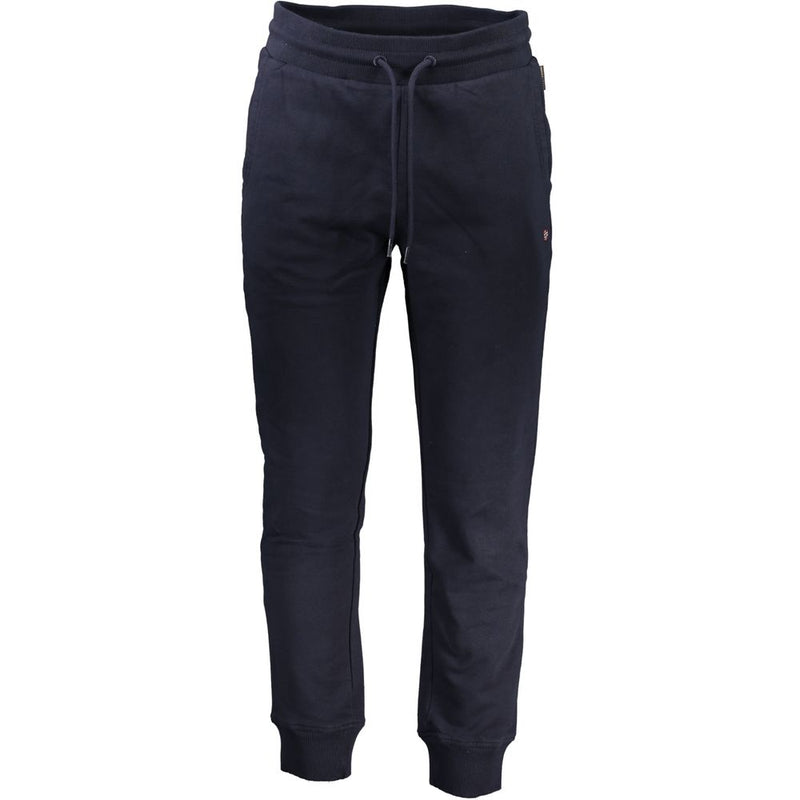 Napapijri Blue Cotton Pant - Sports Trousers for Men