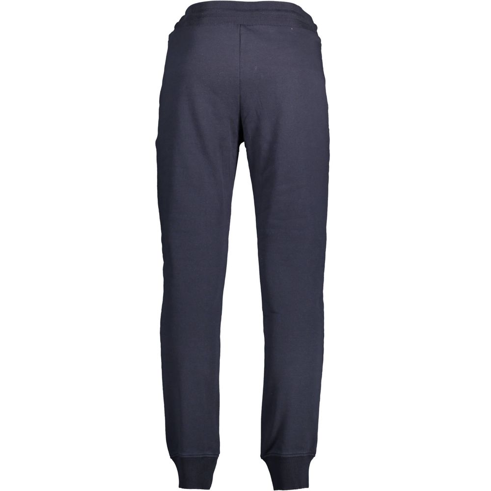 Napapijri Blue Cotton Pant - Pantalon de Sport Confortable