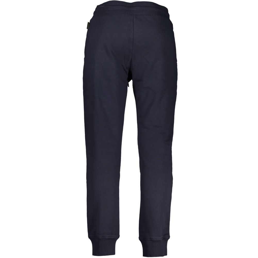 Napapijri Blue Cotton Pant - Pantalon de Sport Confortable