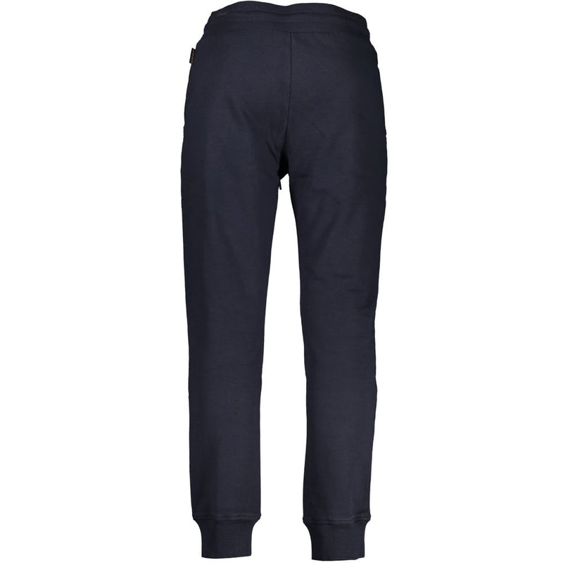 Napapijri Blue Cotton Pant - Sports Trousers for Men