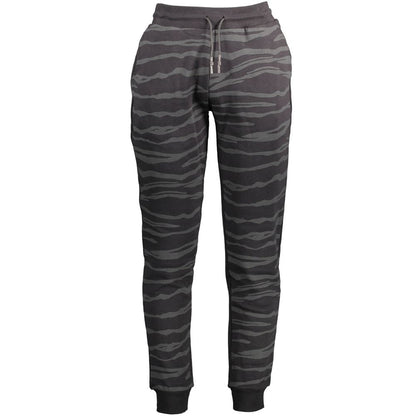 Pantalon en coton noir Cavalli Class