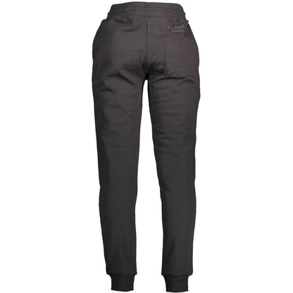 Pantalon en coton noir Cavalli Class