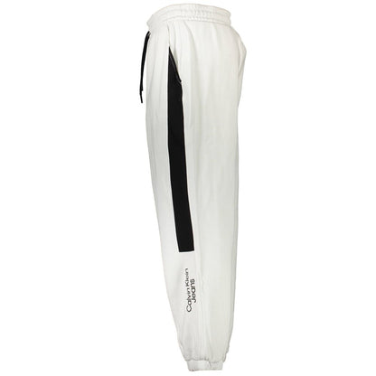 Pantalon en coton blanc Calvin Klein