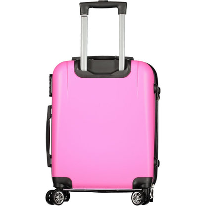 Laura Biagiotti Roze Polyethyleen Reiskoffers en Reisaccessoires