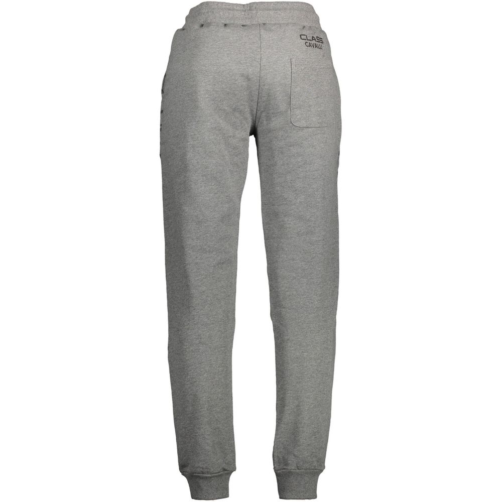 Pantalon en coton gris Cavalli Class