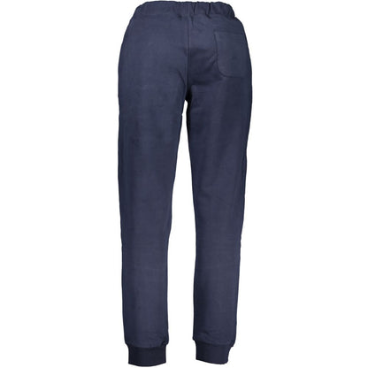 La Martina blauwe katoenen broek