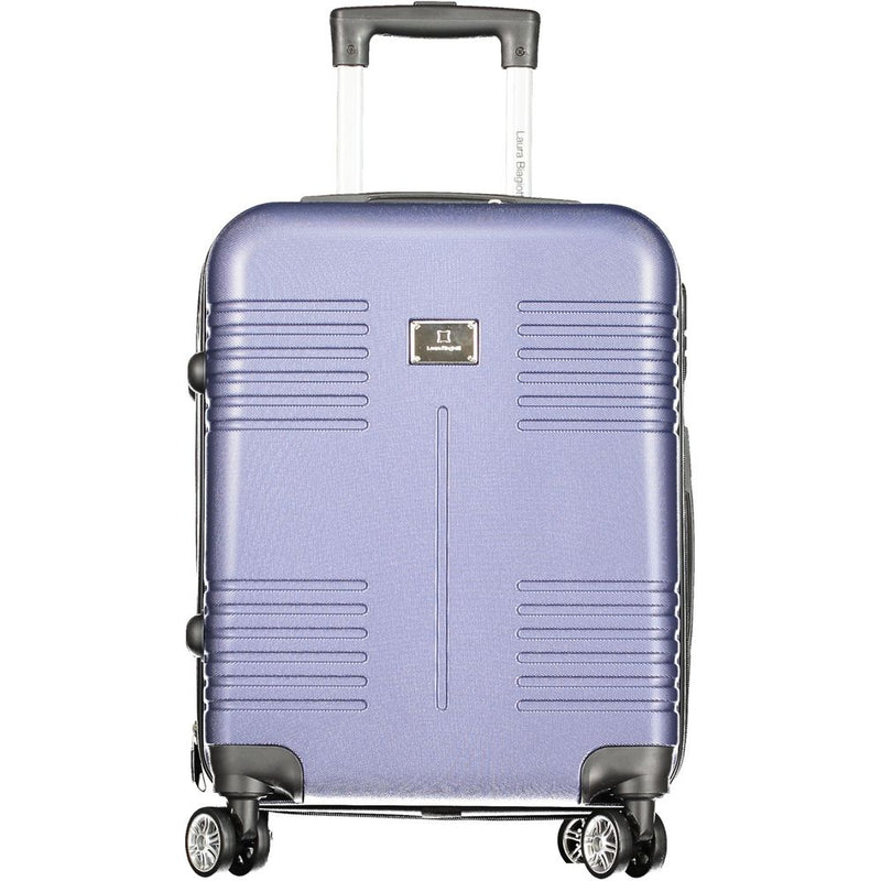 Laura Biagiotti Blue Polyethylene Luggage Set - 3 Trolleys