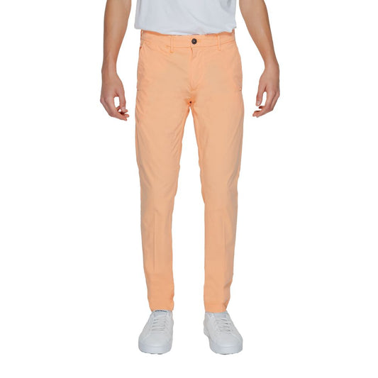 Pantalon en coton orange Borghese