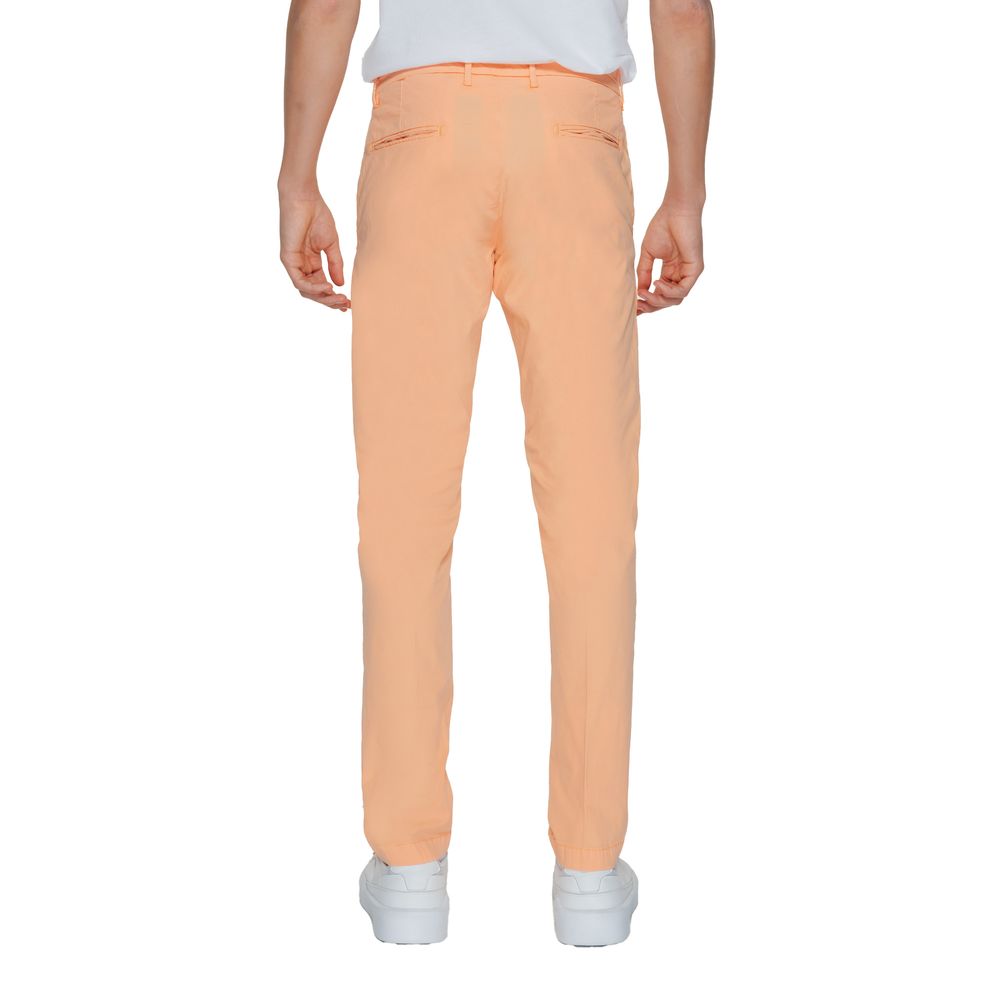 Pantalon Chino Orange Borghese Todi PA21 HP01 pour Homme