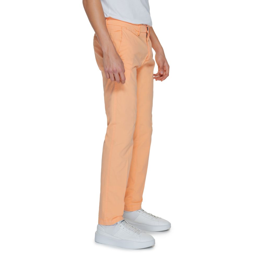 Pantalon Chino Orange Borghese Todi PA21 HP01 pour Homme