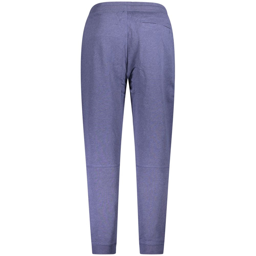 Pantalon en coton bleu Hugo Boss
