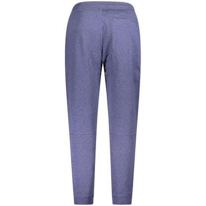 Pantalon en coton bleu Hugo Boss